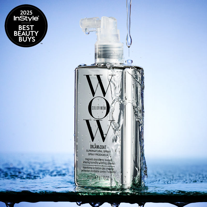 COLOR WOW Dream Coat Anti-Humidity Spray – Anti-Frizz with Built-in Heat Protection Spray for Hair, Award-Winning Spray for Hair Gloss, Frizz Control & Hair Shine