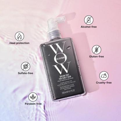 COLOR WOW Dream Coat for Curly Hair – Frizz-Free Curls Made Easy | Moisture-Boosting Spray, Curl-Enhancing Formula
